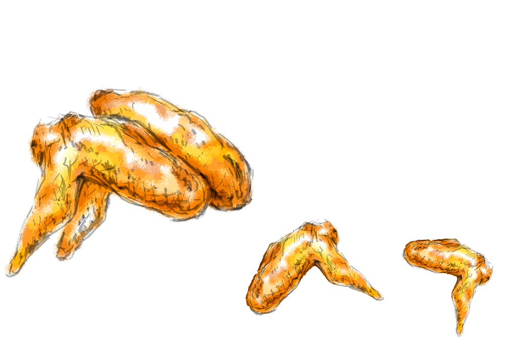 手羽先のイラスト