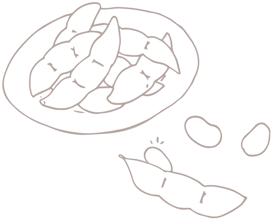 枝豆イラスト